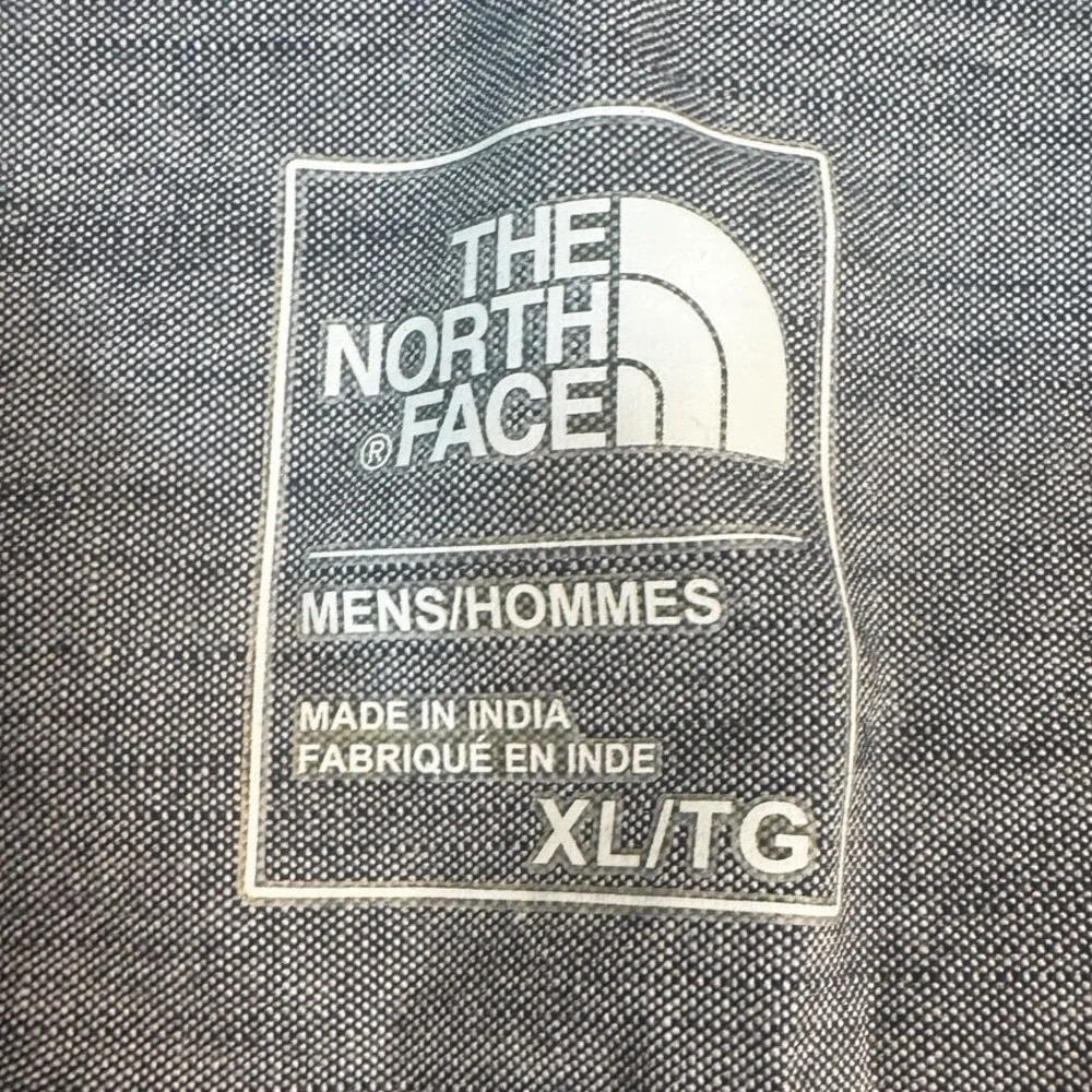 The North Face Men's XL‎ Yellow Plaid Flannel Shirt 100% Cotton Button